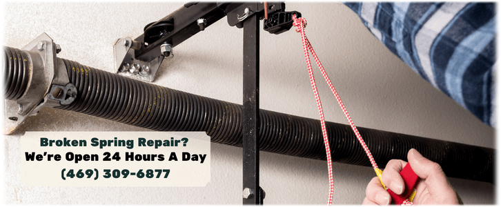 Broken Garage Door Spring Repair Lewisville, TX